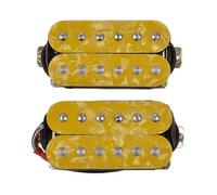 piezas de guitarra eléctrica Pastilla Instrumento Musical Accesorios De Guitarra Guitarra Eléctrica Doble Pastilla HUMBUCKER Rojo Azul Verde Beige (Color : 5)