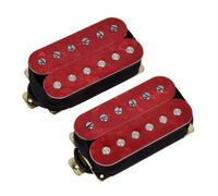 piezas de guitarra eléctrica Pastilla Instrumento Musical Accesorios De Guitarra Guitarra Eléctrica Doble Pastilla HUMBUCKER Rojo Azul Verde Beige (Color : 6)