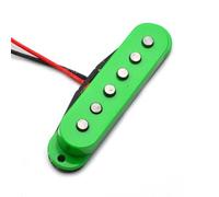 piezas de guitarra eléctrica Pastilla Pastilla De Bobina De Fibra Superior Escalonada De Bobina Única, Pastilla De Guitarra Eléctrica Cuello/medio/puente 50/50/52mm Para Guitarra FD Verde (Color : Ne