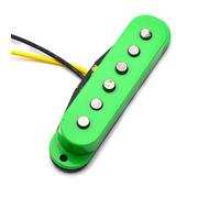 piezas de guitarra eléctrica Pastilla Set De Pastilla De Bobina De Fibra Superior Escalonada De Bobina Única, Pastilla De Guitarra Eléctrica 50/50/52mm Para Guitarra FD, Verde (Color : 50mm(Middle))