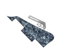 Piezas de Guitarra Eléctrica Placa para rascar golpeador de guitarra eléctrica con 2 orificios para tornillos y soporte de montaje para accesorios de guitarra For For LP Golpeador de Guitarra Eléctric