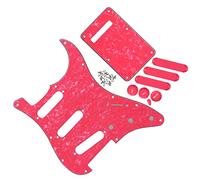 Piezas de Guitarra Eléctrica SSS Pickguard 11 agujeros Tremolo Back Plate Pickup cubre perillas 2T1V para piezas de guitarra for For ST Golpeador de Guitarra Eléctrica (Color : 03)