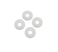 piezas de guitarra, pasadores de metal, 4 piezas bloque de correa de guitarra arandela de goma cola hebilla de clavo accesorios de guitarra (color: 4 piezas rojo, tamaño: 25 mm) (color: 4 piezas rojo,