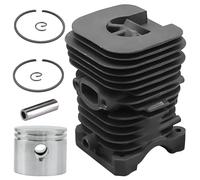 Piezas de Herramientas de jardinería 5300124-24 5300714-11 Kit de pistón Cilindro for Partner 33 350 351 352 370 371 382 390 391 401 for Motosierra Fórmula 400 420 421 422