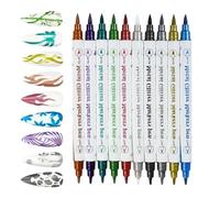 Piezas De Herramientas De Manicura De Doble Punta: Pincel Para Pintar, Bolígrafos Para Esmalte De, Accesorio Resistente Para Decoración De, Suministros Profesionales Distintivos | Kit D