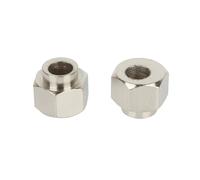 Piezas de impresora 3D 10/5 piezas Espaciador excéntrico 5 mm de diámetro Rueda de acero al carbono niquelado Aislamiento de columna excéntrica Tuerca de tornillo 3(V 5x10x8.5MM,5pcs)