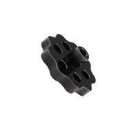 Piezas de impresora 3D 3 CR-10 Perilla del extrusor Tornillo de mano Tuerca Eje E Motor Volante metálico for 3 V2