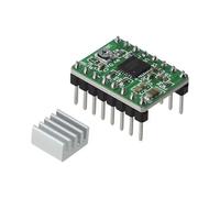 Piezas de impresora 3D compatibles con el controlador TMC2209 V2.0, motor paso a Nema17/23, barra pasos 2,5 A, ultra silencioso(A4988,5Pcs)