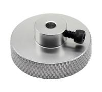 Piezas de impresora 3D: Perilla del extrusor, tornillo de mano, tuerca, eje E, motor paso a paso, volante metálico for impresora 3D Ender 3 V2 CR-10(1pcs Silver)