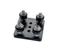 Piezas de impresora 3D, ruedas Openbuildd de 2020 V, juego de plataforma de pórtico, polea de placa deslizante especial for perfiles de aluminio con ranura de 2020/2040 V(2040 pulley kit)