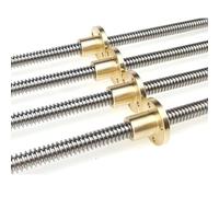 Piezas De Impresoras 3D Tornillo De Avance T16, 100 150 200 250 300 350 400 450 500 600 1000 Mm Imagen 4 Mm Plomo 10 Mm Tornillo Trapezoidal Con Tuerca De Cobre, 1 Pieza(900mm)