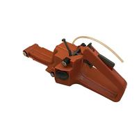 Piezas de jardín Conjunto de manija trasera de tanque de gasolina, compatible con HUSQVARNA 61 66 266 268 272 268K 272K, piezas de motosierra de gasolina 501 69 90-10 Piezas de jardín