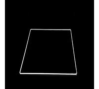 Piezas de la Impresora- 250x210x3mm Placa de compilación de Vidrio de borosilicato para Prusa/Mendel/Reprap Impresora 3D Cama de Cristal (250x210x3mm Cuadrado) (Size : 1pcs)
