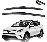 Piezas de limpiaparabrisas, 2 uds,juego de escobillas limpiaparabrisas de ventana delantera para Toyota para RAV4 MK4 2013 2014 2015 2016 2017, escobillas limpiaparabrisas de coche de 26 "+ 16"