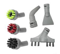 Piezas de limpieza a vapor, paquete de 6 unidades compatibles con Bissell 39N7A 39N7V 39N7H 2994B, cepillo de pared para superficies duras SteamShot