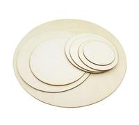 Piezas de madera sin terminar,Rebanadas,Disco redondo 10-80 mm Círculo Recortes Adornos for suministros artesanía Grabado láser Tallado(100pcs 20mm 0.78inch)