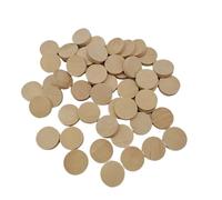 Piezas de madera sin terminar, rodajas, círculos 1,5 cm a 3, discos redondos, adornos en blanco for manualidades, proyectos escolares, decoraciones(25mm(0.98inch),10PCS 4.5MM)