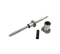 Piezas de máquina de husillo de bolas con tuerca 1 tornillo de bola SFS1620 paso grande con mecanizado extremos, precisión C7, 1620 + tuerca for piezas máquinas CNC EKEF12(250mm)