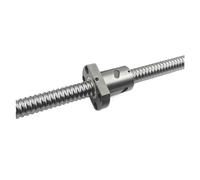 Piezas de máquina de husillo de bolas con tuerca C7 Mute Silent Ballscrew SFS2010 Piezas mecanizadas en CNC con extremo de carcasa tuerca cojinete, modo BKBF(500mm)