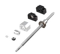 Piezas de máquina de husillo de bolas con tuerca Tornillo de bola SFU1605 extremo C7 mecanizado+tuerca 1605+carcasa +soporte BK/BF12+acoplador(SFU1605-1550mm)