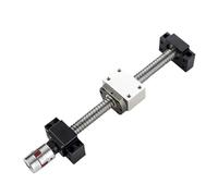 Piezas de máquina de husillo de bolas de movimient 1 Uds C7 SFU2504 tornillo de bola con tuerca única + BKBF20 + D40L66 acoplamiento 14x17mm + carcasa DSG25H(350mm)