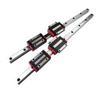 Piezas de máquina de husillo de bolas de movimient 4 Deslizadores HGH20CA + 2 Rieles De Guía Lineal HGR20 + Husillo Bolas SFU1610 + Soporte Extremo(450mm)