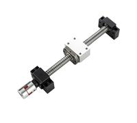 Piezas de máquina de tornillo de bolas de movimien 1 juego RM2505 Tornillo de bola SFU2505 con tuerca metal y tornillo + BKBF20 + DSG25H + acoplamiento(250mm)