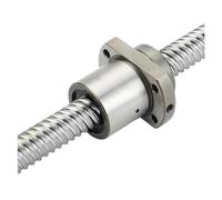 Piezas de máquina de tornillo de bolas de movimien C7 Husillo De Bolas Paso Grande SFE4040 Piezas Mecanizadas En El Extremo CNC Cojinete Tuerca Modo(250mm)