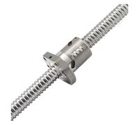 Piezas de máquina de tornillo de bolas de movimien Husillo de bolas 2005 C7 FSI Tuerca R20 Paso 5 mm Máquina fresadora CNC Mesa XY alta precisión 300 400(R20-5T4-FSI-400)