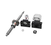 Piezas de máquina de tornillo de bolas de movimien Kit de husillo bolas diámetro 20 mm SFU2005 550-1500 C7 for piezas tornillo con tuerca + BKBF15 DSG20H acoplador(1150mm)