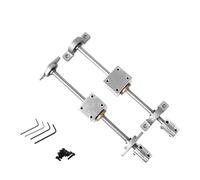 Piezas de máquina de tornillo de bolas de movimien Tornillo De Avance T12 100-600 Mm + 2 Bloques Soporte KP001 + Tuerca + Acoplamiento For Impresión 3D(550mm)