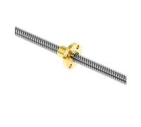 Piezas de máquina de tornillo de bolas de movimien Tornillo de avance T8 con cobre y tuerca for tuercas Reprap, longitud 1 mm, 100 mm-550(400mm)