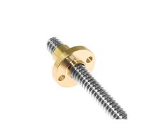 Piezas de máquina de tornillo de bolas de movimien Tornillo de avance T8 con cobre y tuerca for tuercas Reprap, longitud de 8 mm, 100 mm-550 mm(350mm)