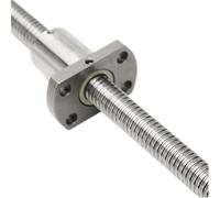 Piezas de máquina de tornillo de bolas de movimien Tornillo de bola SFK1402 L= 100 120 150 175 180 200 220 250 300 450 mm Riel tornillo laminado con tuerca simple(250mm)