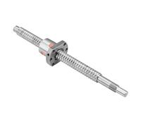Piezas de máquina de tornillo de bolas de movimien Tornillo de bola SFU1610 1 pieza de tornillo de bola con extremo mecanizado + 1 pieza de tuerca de bola simple(650mm total L)