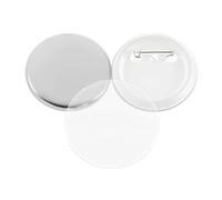 Piezas de máquina for hacer botones con insignias de Pin DIY, insignia en blanco de 25/32/37/44/58MM 100/300/500 Uds Compatible y multiusos(300pcs,44mm)