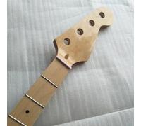 Piezas de mástil for bajo arce P, 20 trastes, diapasón con incrustaciones puntos, brillo 34 pulgadas(RosewoodFretboard)