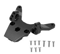 Piezas de mejora de camión RC con mamparo delantero de aleación de aluminio para LOSI 1/18 Mini T 2,0 2WD (Negra)