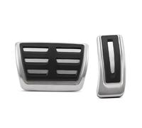 piezas de moldura Pedal Freno Coche Alfombrillas Acelerador De Acero Inoxidable Accesorios Aleación De Aluminio Para VW Para Vento Para Polo Sedán 2010-2022(2pcs)