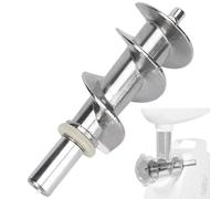 Piezas de molinillo de carne - Eje de tornillo de acero inoxidable de 12 cm, 4,2 - 4,5 cm de diámetro, duradero | Molinillos de carne eléctricos con fácil instalación, reemplazo, uso en la cocina