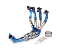 Piezas de montaje Sistema Completo De Escape Para Motocicleta, Silenciador Modificado Tubo Frontal, Antideslizante, Para Kawasaki Z900 (no A2 Z900E)17-2022(Type B)