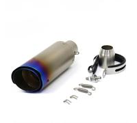 Piezas de montaje Tubo De Escape Motocicleta Modificado Acero Inoxidable Para R15 R3 R25 S1000RR CBR600 Para Kawasaki Z1000 FZ1N(TypeA 60mm)