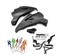 Piezas De Motocicleta, Carenado Inferior, Alerón De Motor, Carenado, Cubierta, Kit De Carrocería para Z 900 2020-2024 molduras del Marco(Negro)