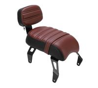 Piezas de Motocicleta, Kit de Respaldo de Asiento de Pasajero Duradero de Cuero de Repuesto para Indian Scout Bobber Twenty 2020-2021 para Actualización (Marrón)
