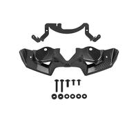 Piezas De Motocicleta para Kawasaki Z900 Z 900 2020-2024 Alerón Delantero Aerodinámico Alerones Delanteros Desnudos Kit Deflectores De ala Aerodinámicos Alerón Moto(Twill Pattern)