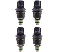 Piezas de Motor, 4 boquillas de inyector de Combustible de 375 CC, 16600-67U01, para Nissan 240SX, Silvia Ka24De S13 Sr20Det, Accesorios de Repuesto para automóvil.