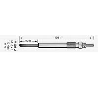 NGK BujÃa de precalentamiento para CITROÃN: Berlingo, Jumper, Relay, C4, Jumpy, Xantia, C8, C4 Picasso, Xsara Picasso, Xsara, C5, Dispatch (Ref: 1441)