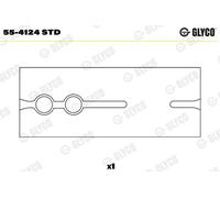 GLYCO 55-4124 STD Casquillo del cojinete, biela