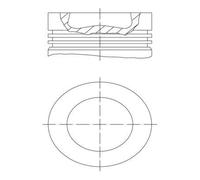 Pistón MAHLE 028 PI 00155 000