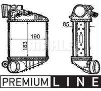 MAHLE CI 299 000P Intercooler